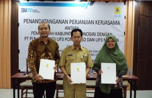 Dukung Penerimaan Pajak Daerah, PLN UP3 Ponorogo Tandatangani Perjanjian Kerja Sama Pajak Barang dan Jasa Tertentu (PBJT) Tenaga Listrik dengan Pemkab Wonogiri