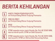 Pengumuman Kehilangan STNK, SIM, KTP & Kartu BPJS