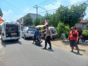 Senggol Ayla, Pemotor Patah Tangan di Barat Pasar Jambon