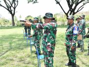 Prajurit TNI Kodim Ponorogo Latihan Menembak