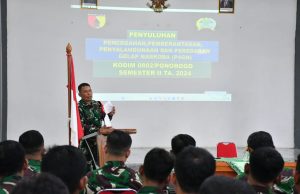 Kodim Ponorogo Cegah dan Berantas Penyalahgunaan & Peredaran Gelap Narkoba