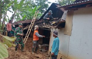 Tanah Longsor & Pohon Tumbang, Warga & TNI Ponorogo Berjibaku Evakuasi