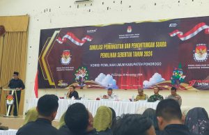 Mitigasi Risiko Kesalahan, KPU Ponorogo Simulasi Pemungutan & Penghitungan Suara