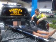 Laka Adu Kambing, Pemotor Luka-Luka di Jalan Raya Siman, Ponorogo