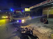 Mangan Dalan, Kawasaki Seruduk Truk, 1 Tewas di TKP Sambit Ponorogo