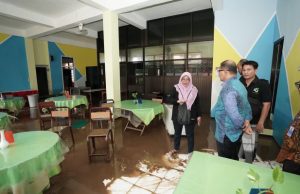 Dinas Pendidikan Provinsi Jatim Turun Tangan Pasca Banjir Rendam SMKN 2 Ponorogo