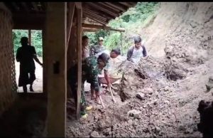 Empat Titik Tanah Longsor Terjang Desa Dayakan Badegan Ponorogo