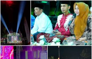 Ribuan Muhibbin Padati MTsN 4 Ponorogo Bersholawat, Wabup Serahkan Piala Bupati