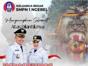 Keluarga Besar SMPN 1 Ngebel Mengucapkan Selamat Atas Dilantiknya H. Sugiri Sancoko, SE, MM & Hj. Lisdyarita, SH Sebagai Bupati & Wakil Bupati Ponorogo Periode 2025-2030
