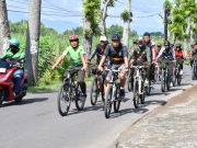 Terus Bugar, Prajurit TNI Ponorogo Gowes