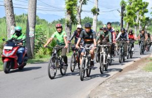 Terus Bugar, Prajurit TNI Ponorogo Gowes