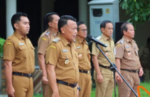 Apel di DPUPKP, Bupati Sugiri Sancoko Tekankan Perbaikan Jalan