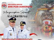 Keluarga Besar SMK PGRI Somoroto Mengucapkan Selamat Atas Dilantiknya H. Sugiri Sancoko, SE, MM & Hj. Lisdyarita, SH Sebagai Bupati & Wakil Bupati Ponorogo Periode 2025-2030