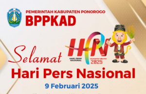 BPPKAD Kabupaten Ponorogo Mengucapkan Selamat Hari Pers Nasional 2025