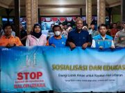 Listrik Aman di Hari Raya, PLN UP3 Ponorogo Bersama UPT Madiun dan Srikandi PLN Edukasi Bahaya Balon Udara di Durenan, Trenggalek