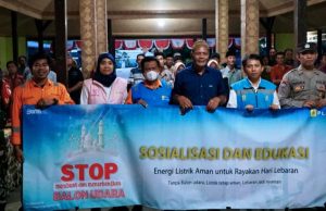 Listrik Aman di Hari Raya, PLN UP3 Ponorogo Bersama UPT Madiun dan Srikandi PLN Edukasi Bahaya Balon Udara di Durenan, Trenggalek