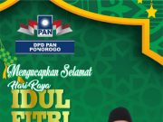 Keluarga Besar DPD PAN Ponorogo Mengucapkan Selamat Hari Raya Idul Fitri 1 Syawwal 1446 Hijriyah