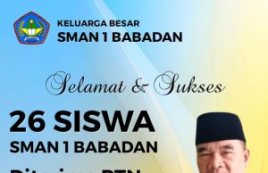 SMAN 1 Babadan Cetak Prestasi: 26 Siswa Lolos SNBP, 4 Siswa Diterima Jalur PMDP Poltekkes