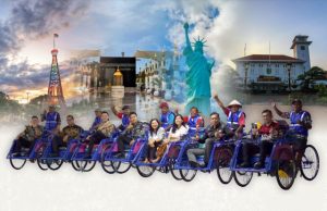 Lebaran Makin Berkesan, Aston Hadirkan Wisata Becak ‘Bentour’ di Kota Madiun