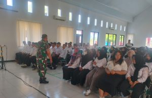 Danramil 06 Sukorejo Kodim Ponorogo Beri Materi Wasbang Kepada Siswa BLK