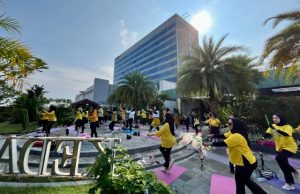 Ratusan Stick ‘Pound Fit’ Ramaikan Perayaan Hari Kesehatan Dunia 2025 di Kota Madiun