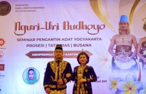 Semarak Kartini, Ratusan Pegiat Seni Nguri-Uri Budhoyo Pengantin Adat Yogyakarta di Aston Madiun