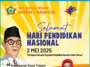 Keluarga Besar SMKN 1 Sawoo Mengucapkan Hari Pendidikan Nasional 2 Mei 2025