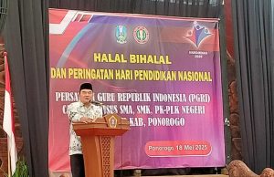 Guyub Rukun, Halal Bihalal & Peringatan Hardiknas PGRI Cabsus SMA/SMK/PK-PLK Negeri & Swasta Ponorogo