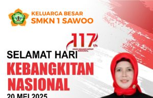 Keluarga Besar SMKN 1 Sawoo Mengucapkan Selamat Hari Kebangkitan Nasional