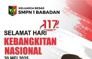 Keluarga Besar SMPN 1 Babadan Mengucapkan Selamat Hari Kebangkitan Nasional