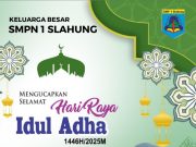 Keluarga Besar SMPN 1 Slahung: Selamat Hari Raya Idul Adha 10 Dzulhijjah 1446 Hijriyah