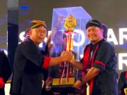 Singo Taruno Budoyo Juara 1 Penyaji Terbaik FRR XXI, SMPN 1 Ponorogo Boyong Piala Suromenggolo