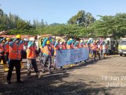 Antisipasi Cuaca Ekstrem, PLN UP3 Ponorogo Gelar Rabas Pohon Penyulang Prigi Trenggalek