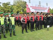 Dandim Ponorogo Dan Kapolres Ponorogo Pimpin Apel Pengamanan Suroan dan Suro Agung