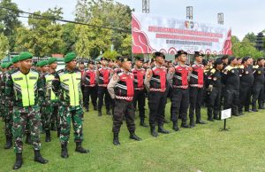 Dandim Ponorogo Dan Kapolres Ponorogo Pimpin Apel Pengamanan Suroan dan Suro Agung