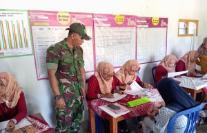 Prajurit TNI Ponorogo Pendampingan Posyandu Balita