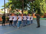 Anggota Kodim Ponorogo Gembleng Karakter dan Kedisiplinan Siswa SMAN 1 Babadan