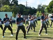Prajurit TNI Ponorogo Latihan Pencak Silat Militer