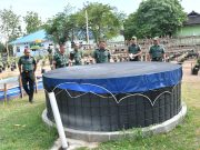 Hanpangan Terpadu, Kodim Ponorogo Tanam Sayur, Ternak Lele Hingga Ayam Petelur