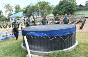 Hanpangan Terpadu, Kodim Ponorogo Tanam Sayur, Ternak Lele Hingga Ayam Petelur