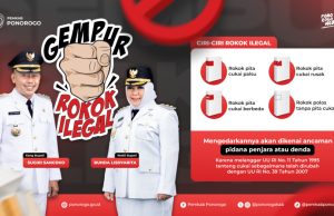 Pemerintah Kabupaten Ponorogo Gempur Rokok Ilegal Tahun 2025