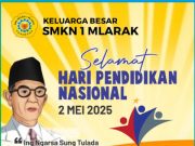 SMKN 1 Mlarak Mengucapkan Selamat Hari Pendidikan Nasional 2 Mei 2025