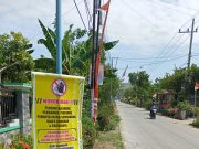 Warga Jabon, Balong Ponorogo Pasang Banner Larangan Pengemis dan Peminta Sumbangan dari Luar Daerah