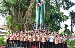 Peringati Hari Pramuka ke 64, Dandim Ponorogo Pimpin Ziarah Rombongan