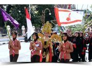 SMKN 2 Ponorogo Semarakkan HUT Pramuka ke-64 dengan Deville, Formasi, dan Karnaval Spektakuler