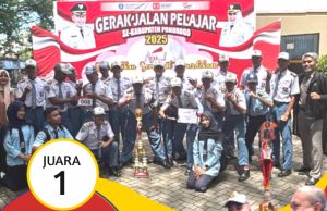 Budaya Disiplin Kunci SMK PGRI 2 Ponorogo Raih Juara 1 Lomba Gerak Jalan Tingkat Kabupaten