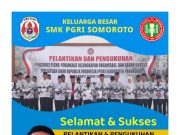 SMK PGRI Somoroto Mengucapkan Selamat Pelantikan & Pengukuhan Pengurus Pleno, PKO, dan Badan Khusus PGRI Kabupaten Ponorogo Masa Bakti 2025-2030