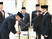 TKD Dipotong Ratusan Milyar, Bupati Sugiri Lantik Agus Sugiharto Nakhodai BPPKAD Ponorogo