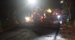 Jalan Selesai Diaspal, Emak-Emak Desa Karanglo Kidul: Matur Nuwun Pemkab Ponorogo