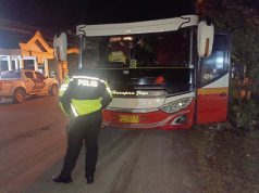 Tabrakan Beruntun 2 Motor & Bus Harapan Jaya di Siman, Ponorogo